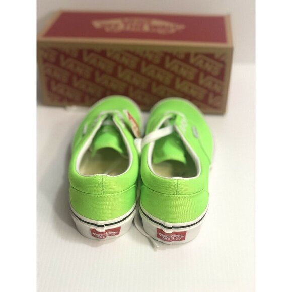 Vans Era (Neon) Green Gecko True White Womens Clas - Picture 4 of 12